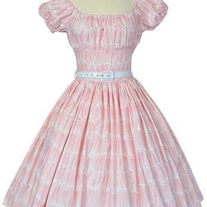 Bernie dexter pink taffy dress S